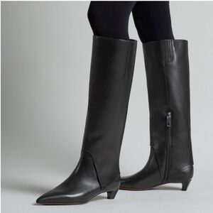 Franco Sarto Black Heeled Boots
